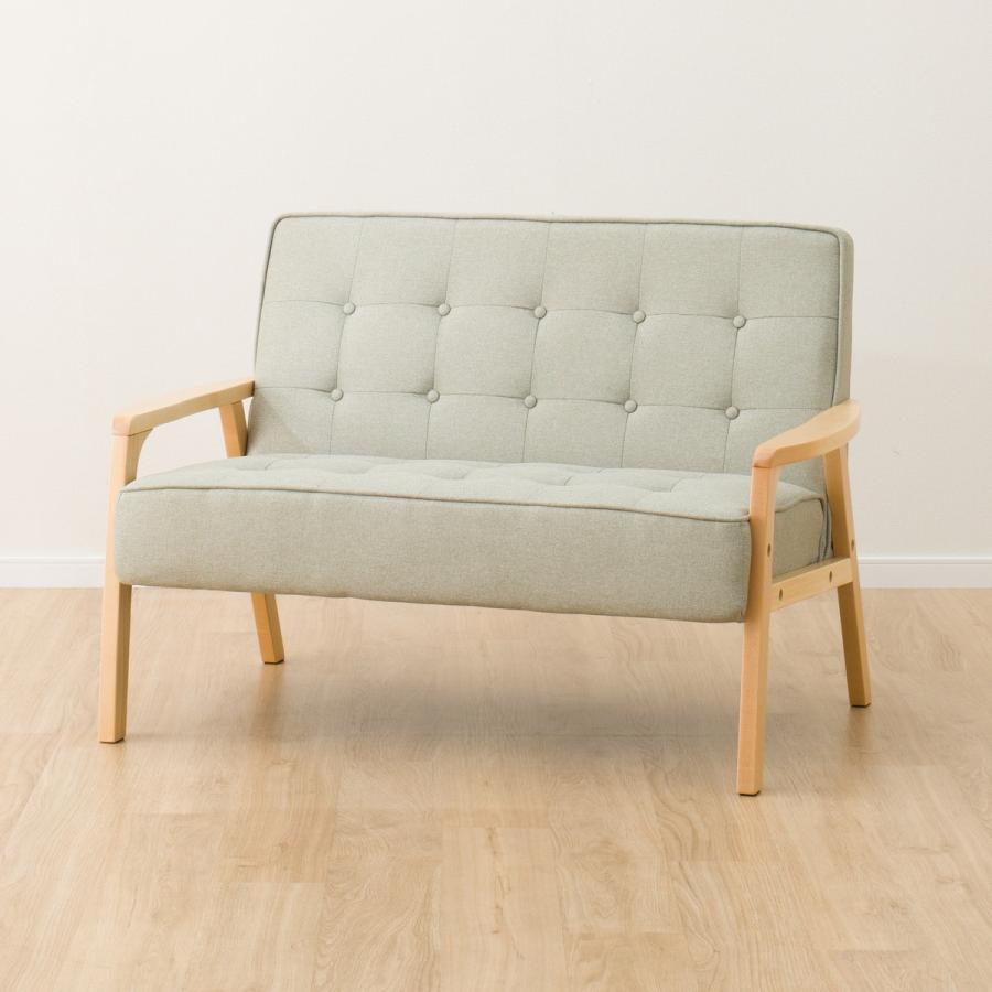 ニトリ（NITORI） ソファー ソファ 天然木フレームのコンパクトソファ