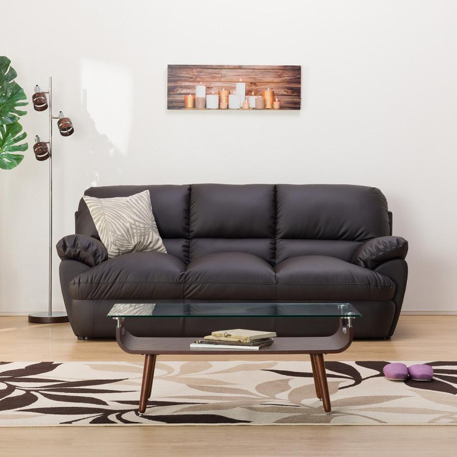 ニトリ（NITORI） ソファー ソファ 3人掛け 合成皮革ソファ (Nシールド