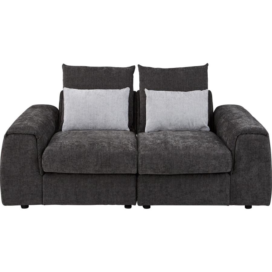 ニトリ（NITORI） 2人掛け布張りセパレートソファ(LB04 GY) ニトリ期間