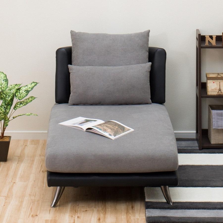 ニトリ（NITORI） ソファー ソファ 布張りカウチソファ (ポーション2KD