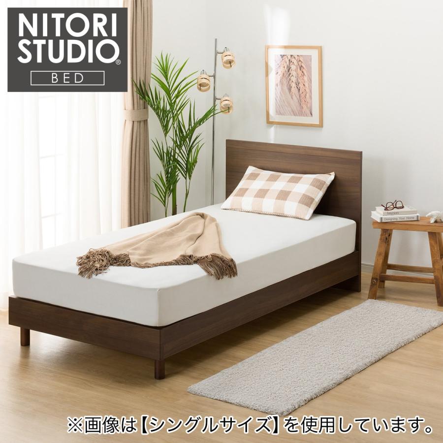 ニトリ（NITORI） セミダブルベッドフレーム(NS-001 LEG/LOW すのこ