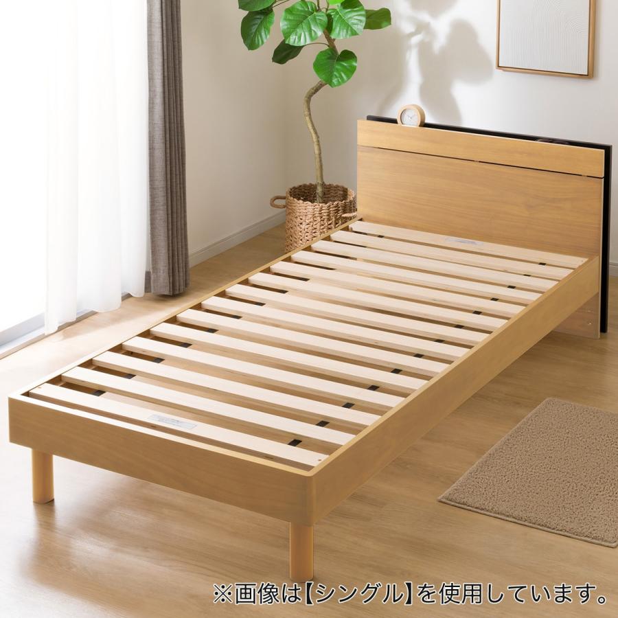 ニトリ（NITORI） ベッド すのこダブルベッドフレーム(MF-301 LBR
