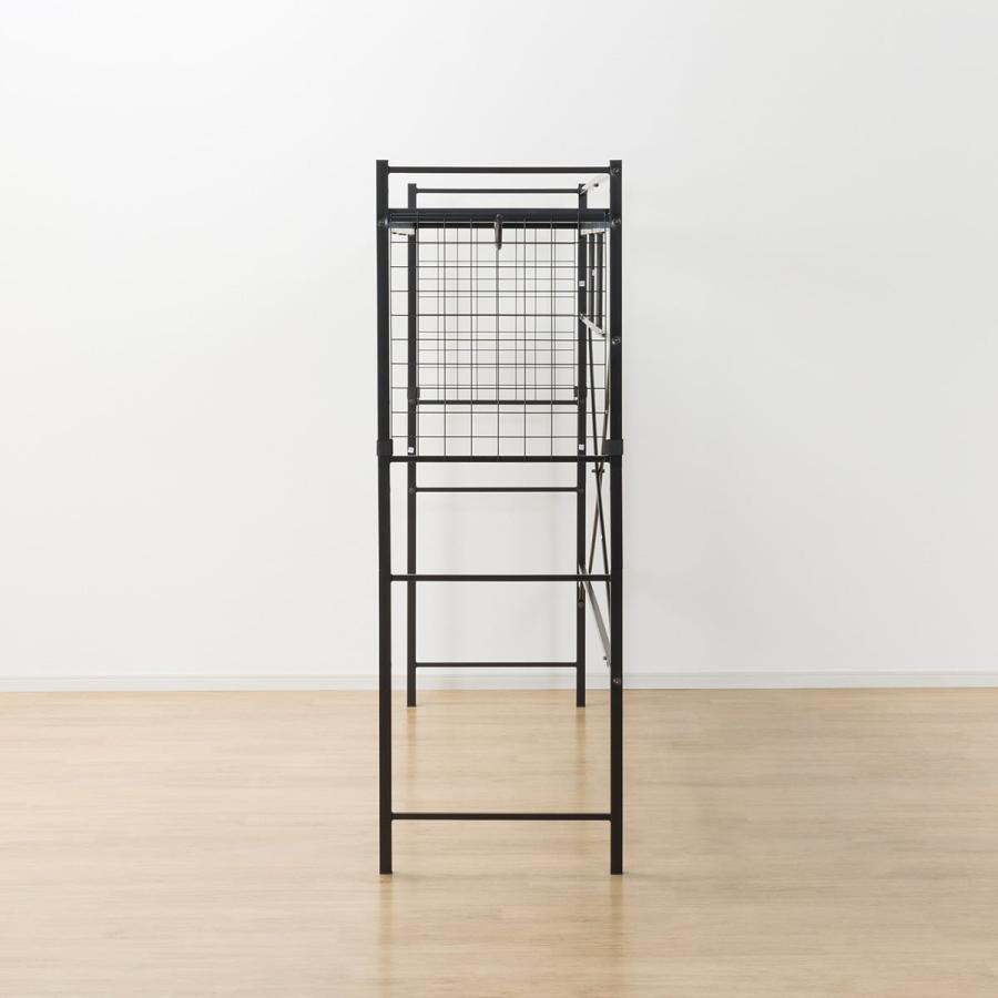 ニトリ（NITORI） ハンガーシェルフ(バジーナ2JY BK) 収納 ハンガー