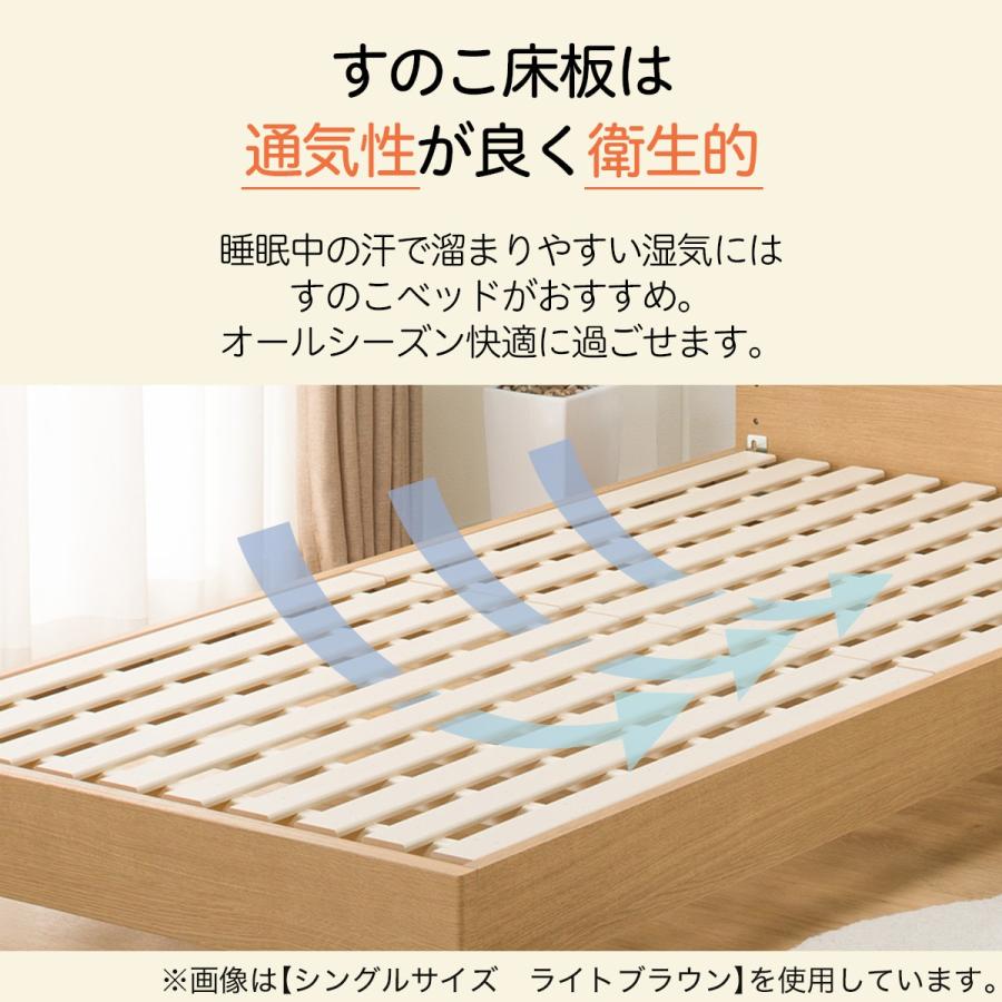 ニトリ（NITORI） シングルベッドフレーム(NS-001 LEG/LOW すのこ WW