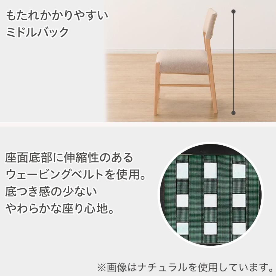 ニトリ（NITORI） ダイニングチェア(Nコレクション C-57 MBR/AQ-BE