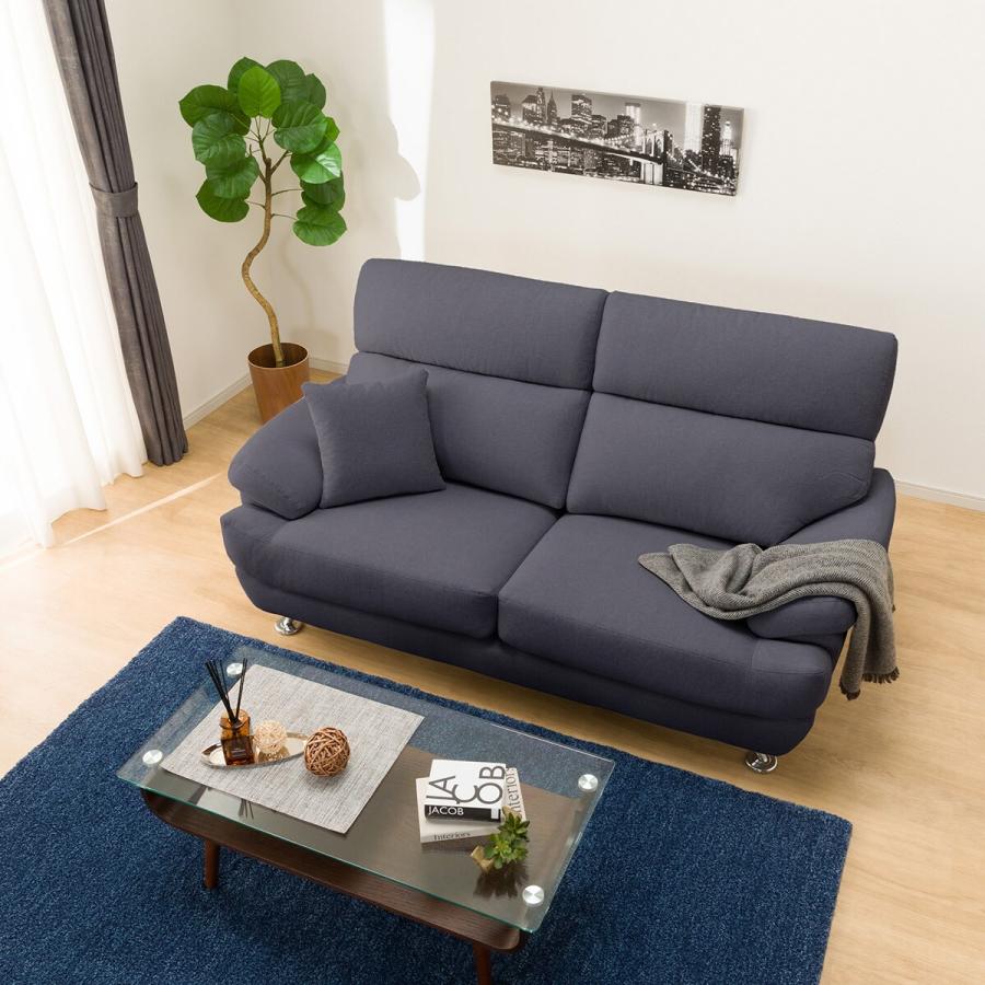 ニトリ（NITORI） 3人掛け布張りソファ(Nポケット BS13 AQ-DBL) ニトリ