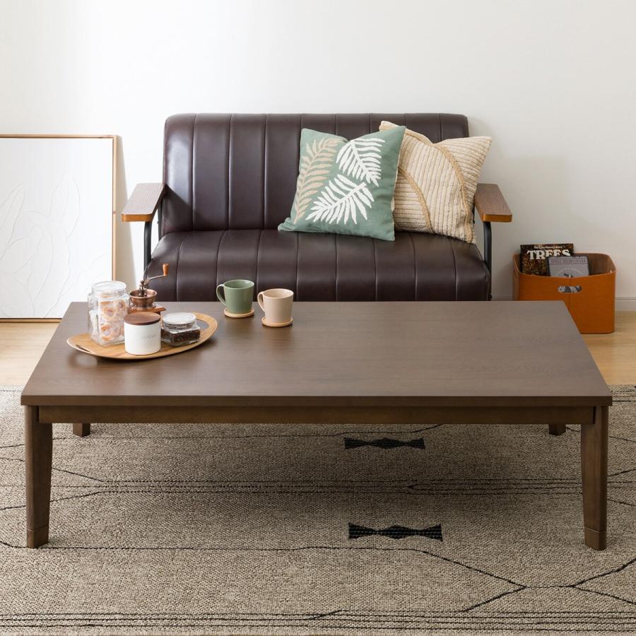 ニトリ（NITORI） 継脚付き長方形リビングこたつ(WW01 150 MBR