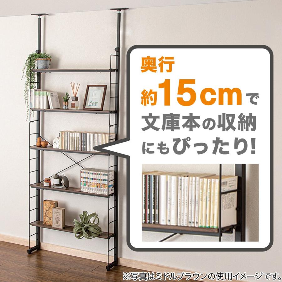 ニトリ（NITORI） 突っ張り壁面収納Nポルダ スリムタイプ (幅80cm