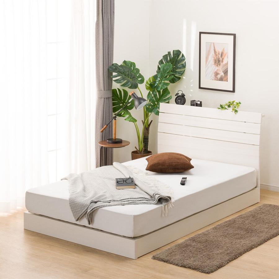 ニトリ（NITORI） ベッド セミダブルベッドフレーム(EB-001 WW LEG/LOW