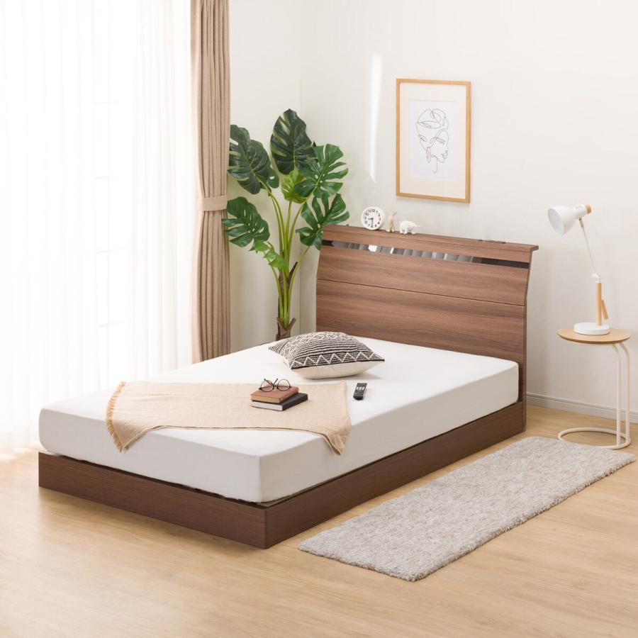 ニトリ（NITORI） ベッド セミダブルベッドフレーム(EB-002 MBR LEG