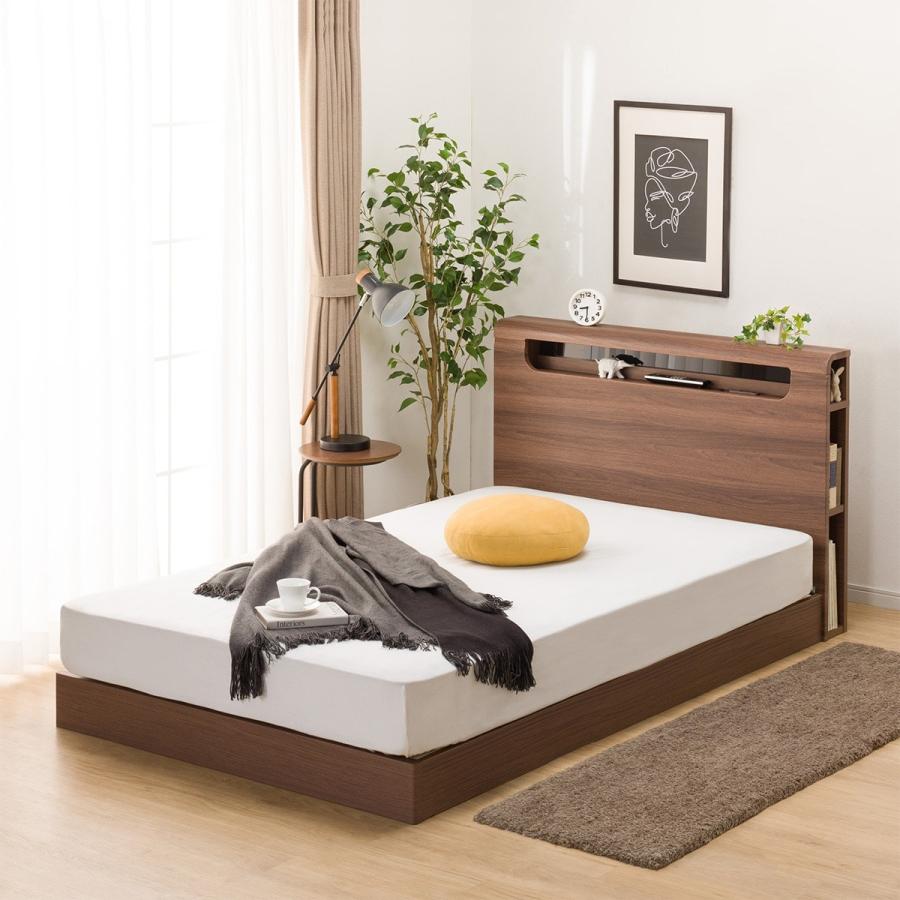 ニトリ（NITORI） ベッド セミダブルベッドフレーム(EB-003 MBR LEG