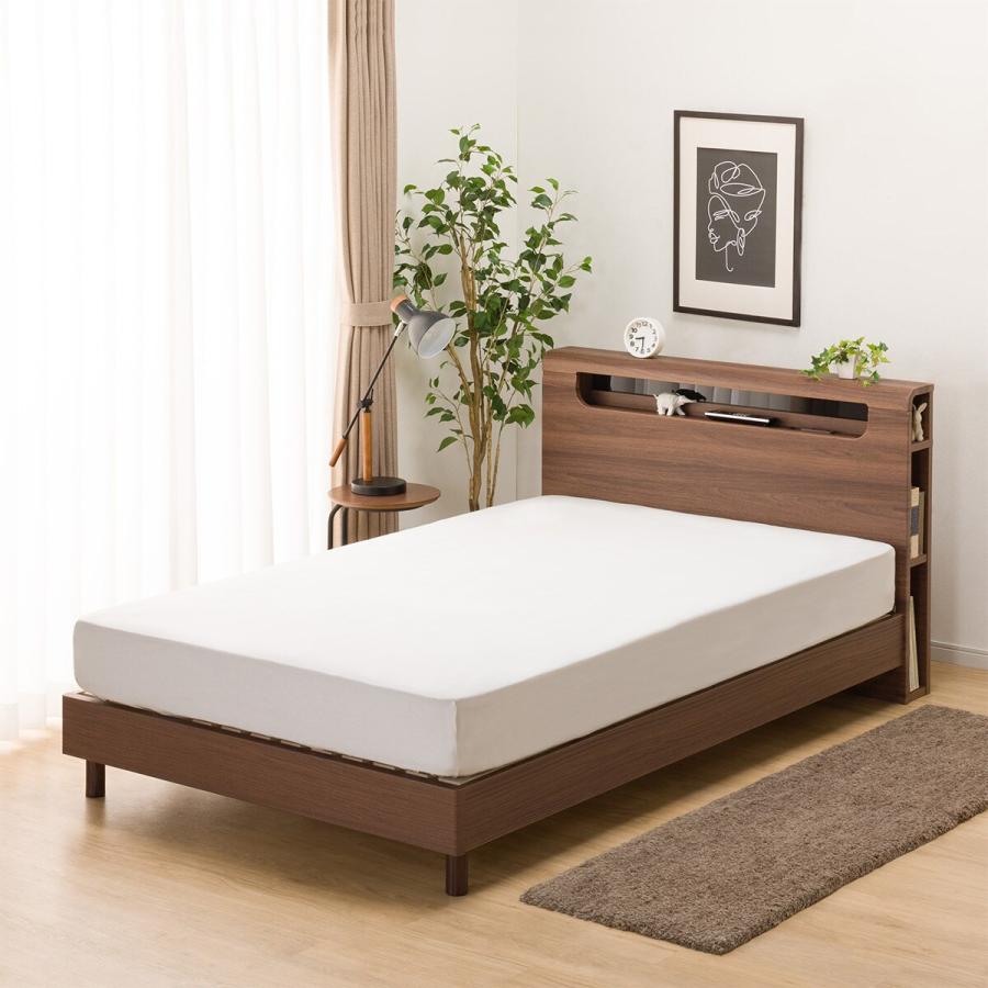 ニトリ（NITORI） ベッド セミダブルベッドフレーム(EB-003 MBR LEG