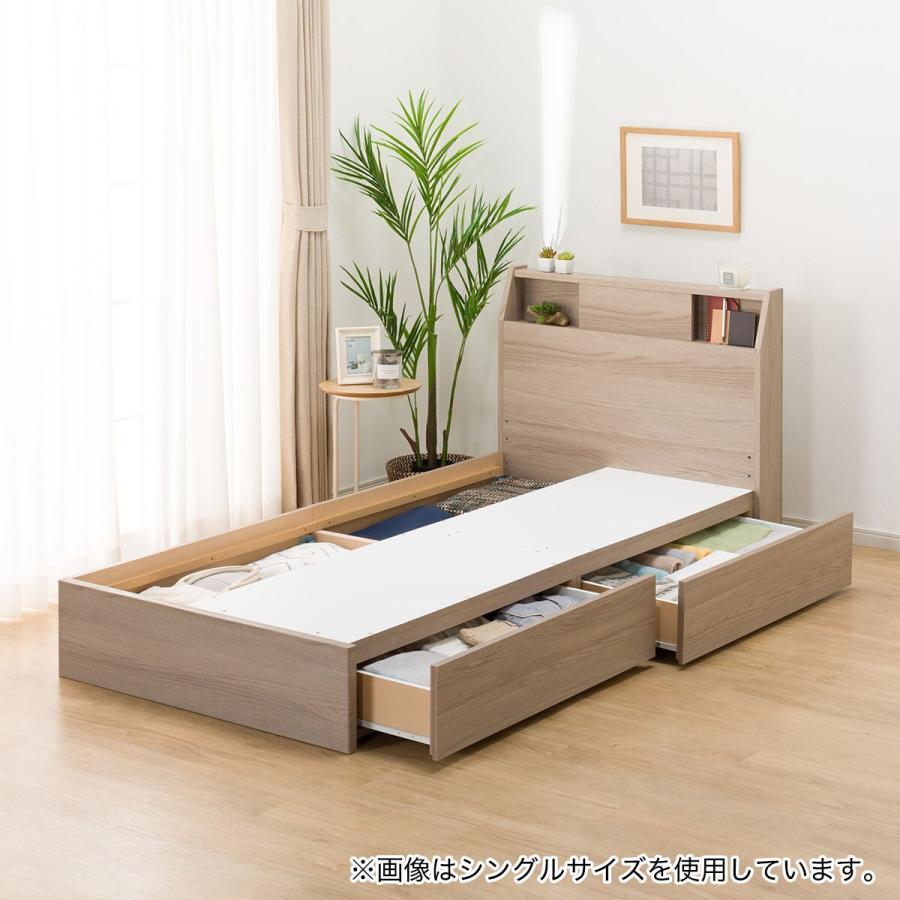 ニトリ（NITORI） ベッド セミダブルベッドフレーム(アザン3 浅型/GY