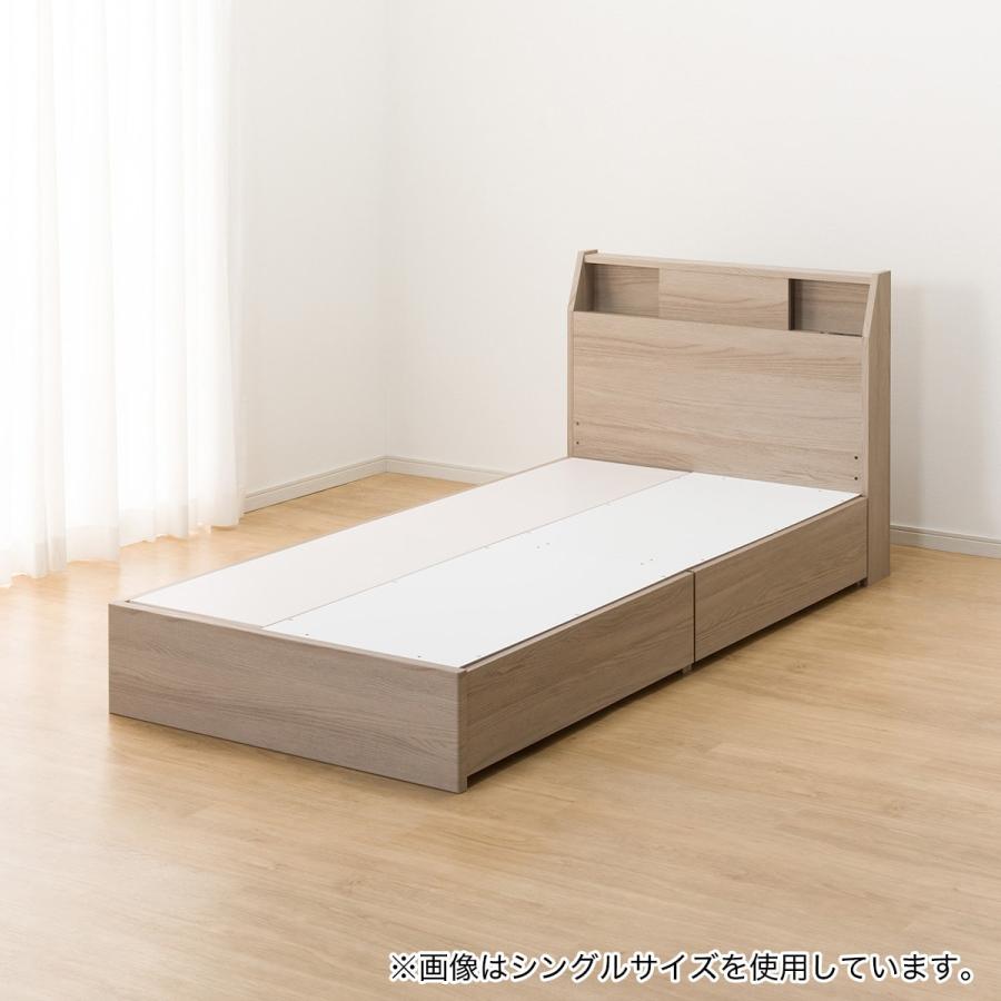 ニトリ（NITORI） ベッド セミダブルベッドフレーム(アザン3 浅型/GY