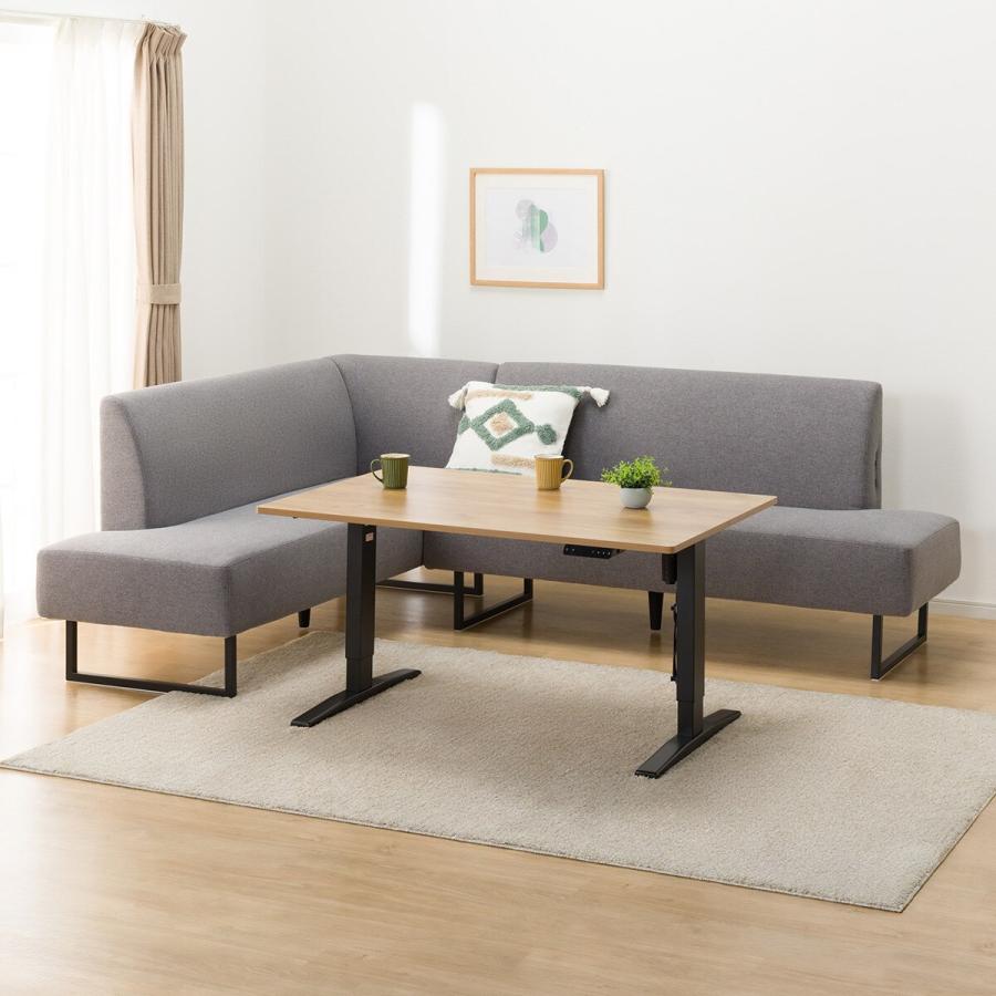 ニトリ（NITORI） 布張りリビングダイニング3点セット(JT34112LBR/LD2