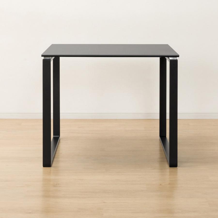 ニトリ（NITORI） セラミックダイニングテーブル(セーラル90/90 GY/BK