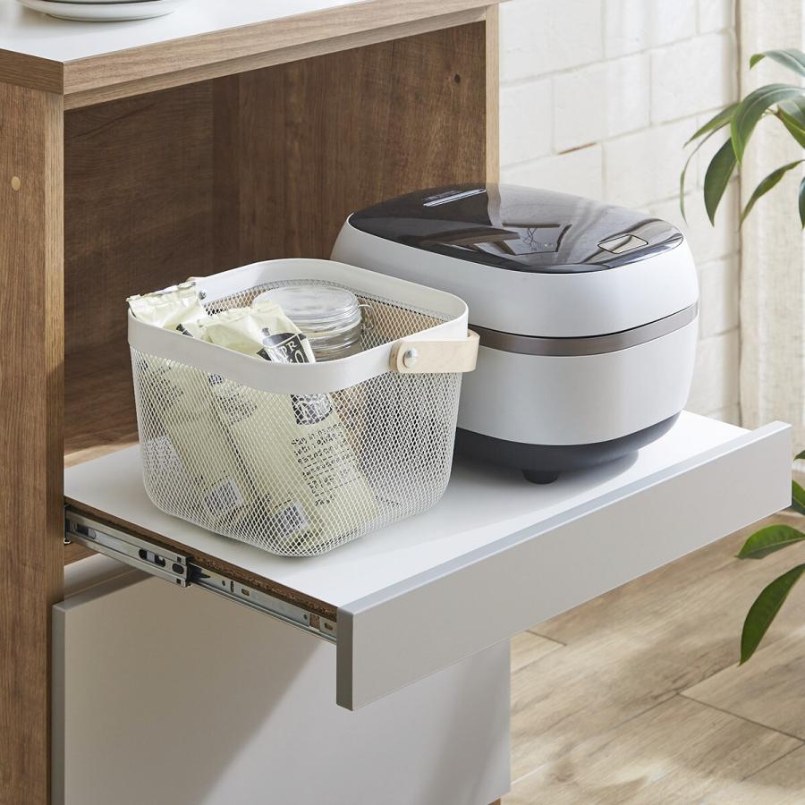 ニトリ（NITORI） キッチン収納カウンター (幅60cm オープン GY