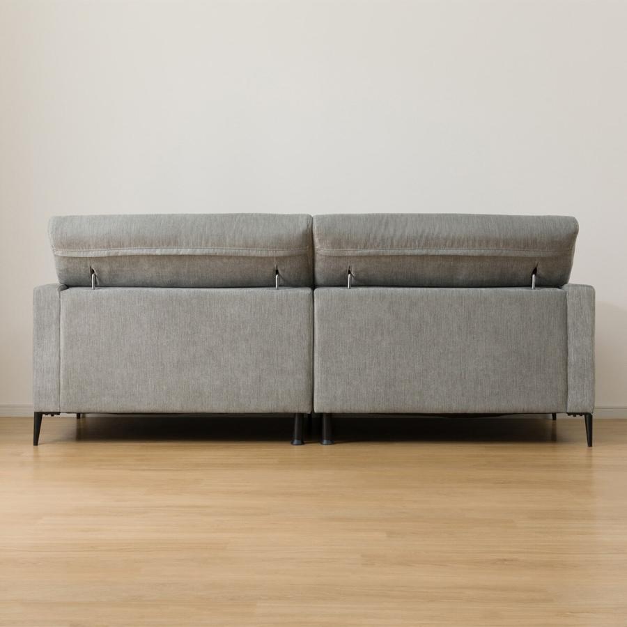 ニトリ（NITORI） 布張り3人掛けワイドソファ(サザーラ GY) : ニトリ