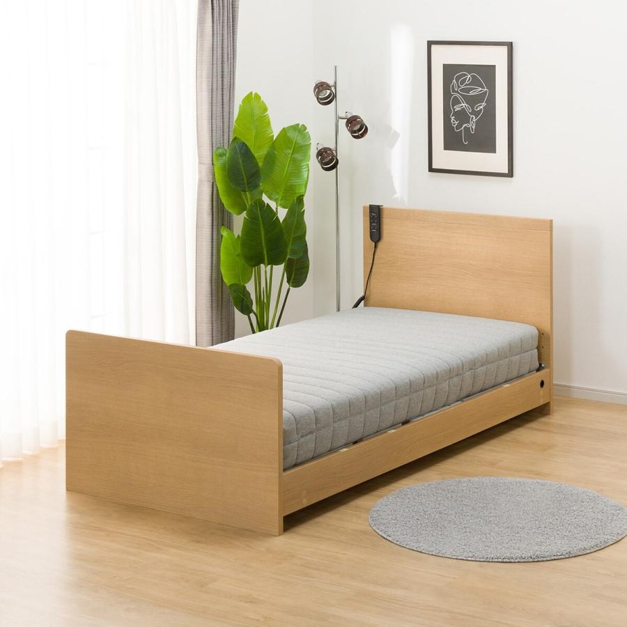 ニトリ（NITORI） 非課税 電動シングルベッドフレーム＋マットレス