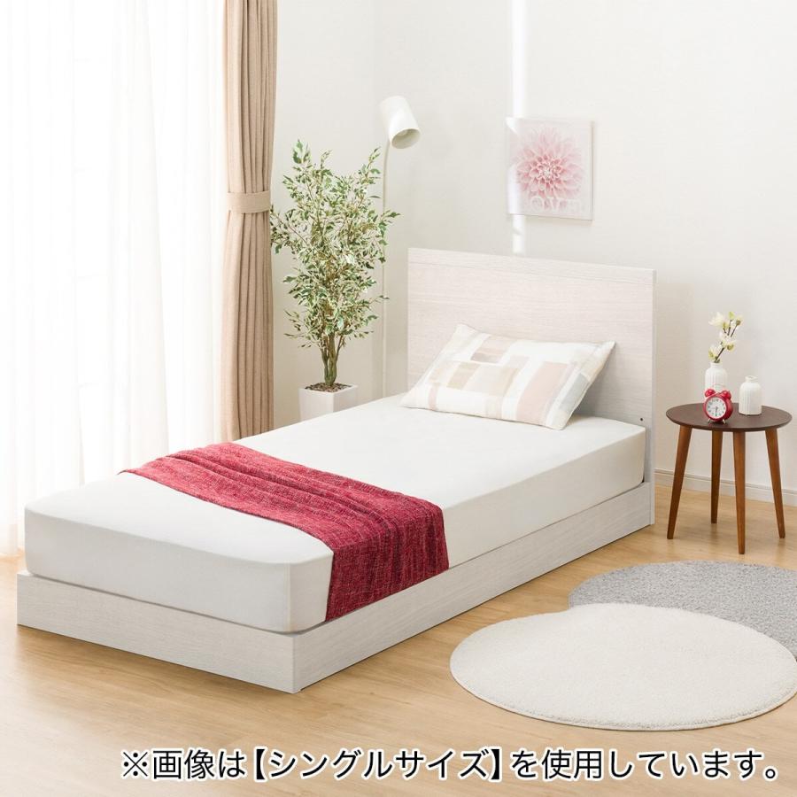 ニトリ（NITORI） ダブルベッドフレーム(NS-001 LEG/LOW すのこ WW