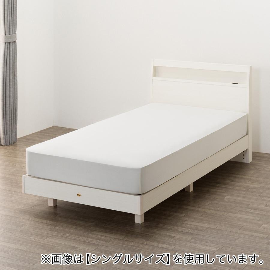 ニトリ（NITORI） ベッド ワイドダブルベッドフレーム（シエラスリム