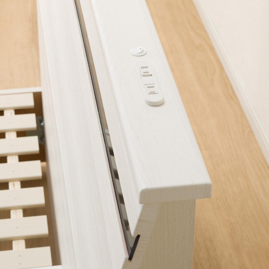 ニトリ（NITORI） クイーンすのこベッドフレーム(EB-002 引出し収納