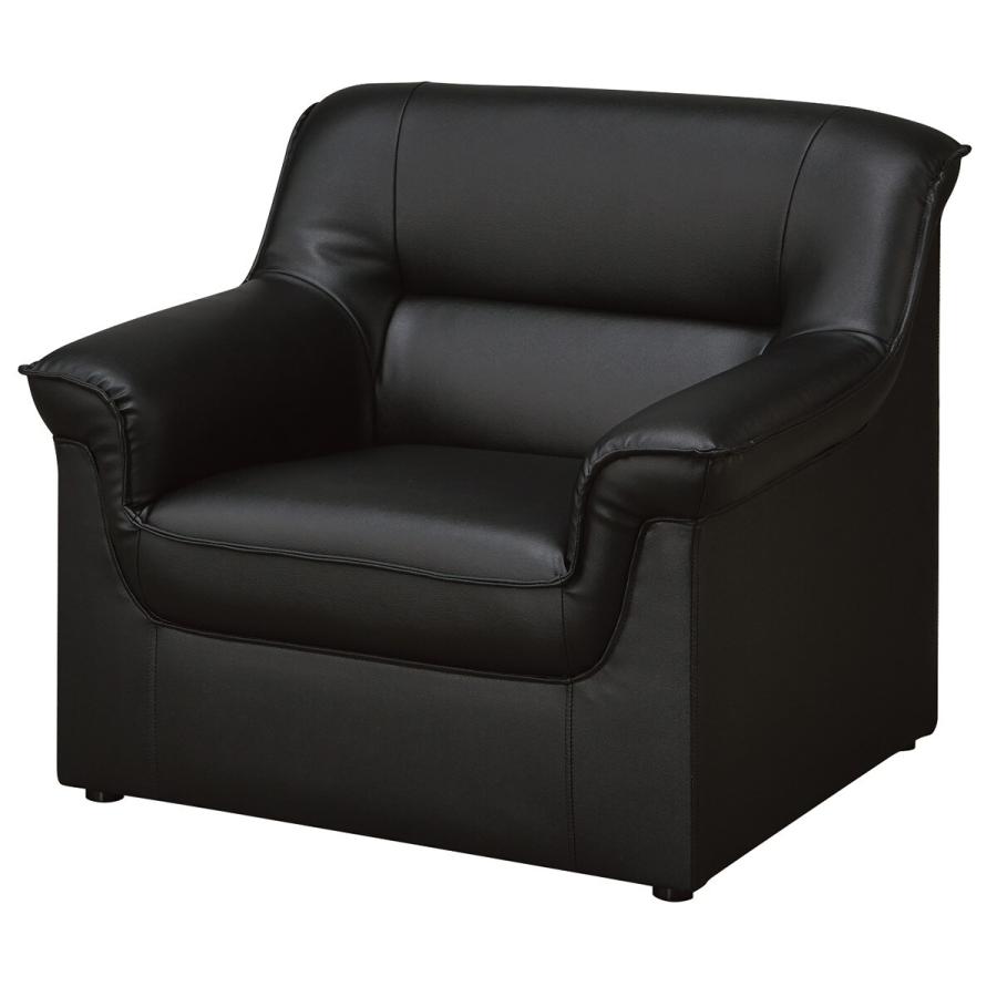 ニトリ（NITORI） 1人用合皮ソファ(MS-101 BK) : ニトリ Yahoo!店