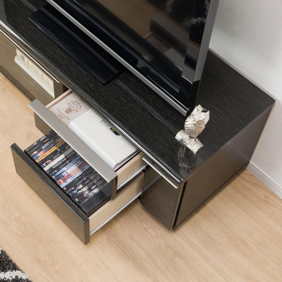 ニトリ（NITORI） 幅125 光沢のある木目模様が美しいローボード