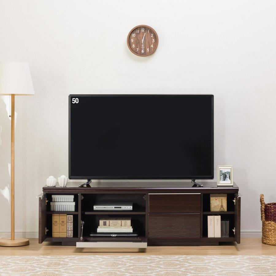 ニトリ（NITORI） 幅150 光沢のある木目模様が美しいローボード