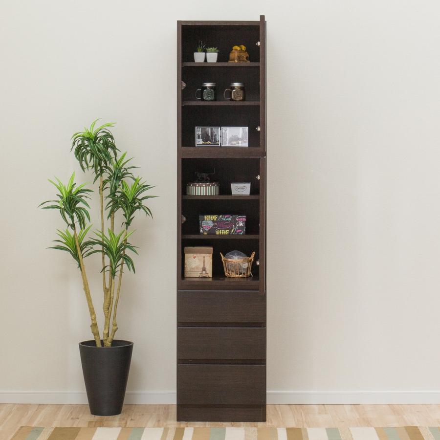 ニトリ（NITORI） 壁面ユニットキャビネット(ウォーレン 40-2D3H DBR