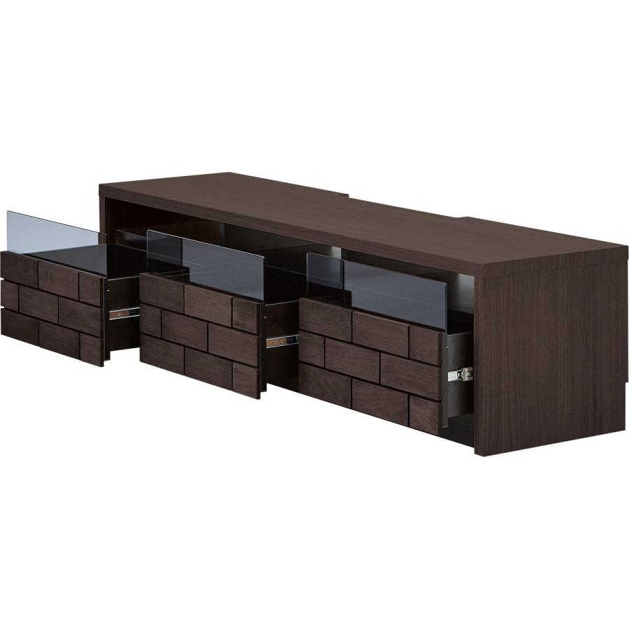 ニトリ（NITORI） ローボード(ブロリック4 156CK BK) テレビ台 TV台 TV