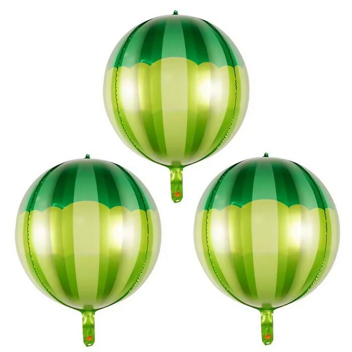 ボール パーティーグッズ 4Dバルーン 同じ色3枚セット カラフル 球体