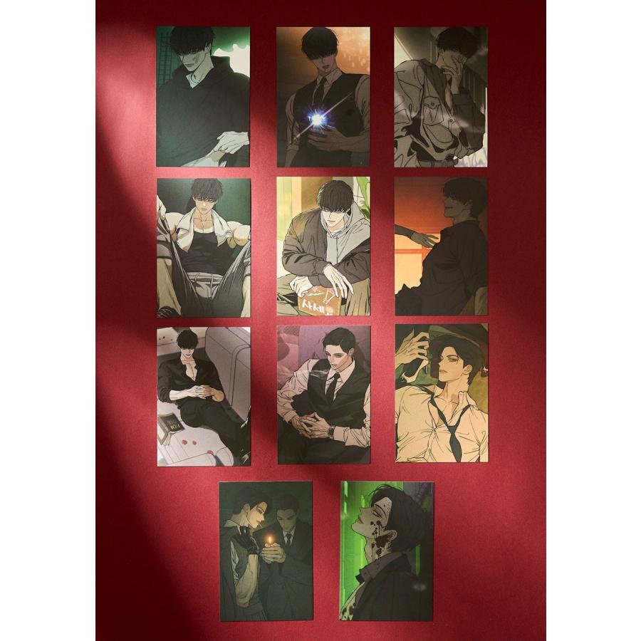 韓国 コミック グッズ『枯れた花に涙を イラストはがきブック (19+)