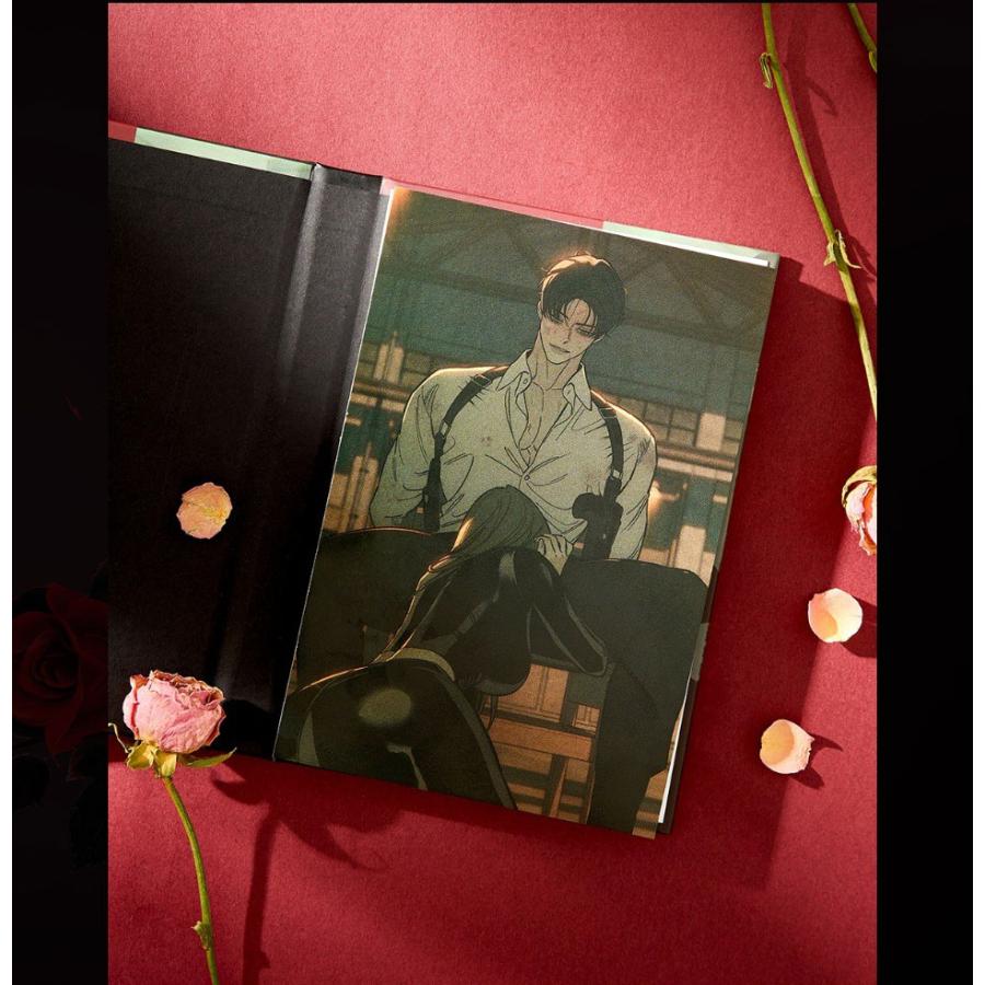 韓国 コミック グッズ『枯れた花に涙を イラストはがきブック (19+)