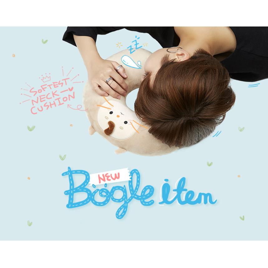 韓国のぬいぐるみ メミルくん 首クッション 首まくら ボグルジェル