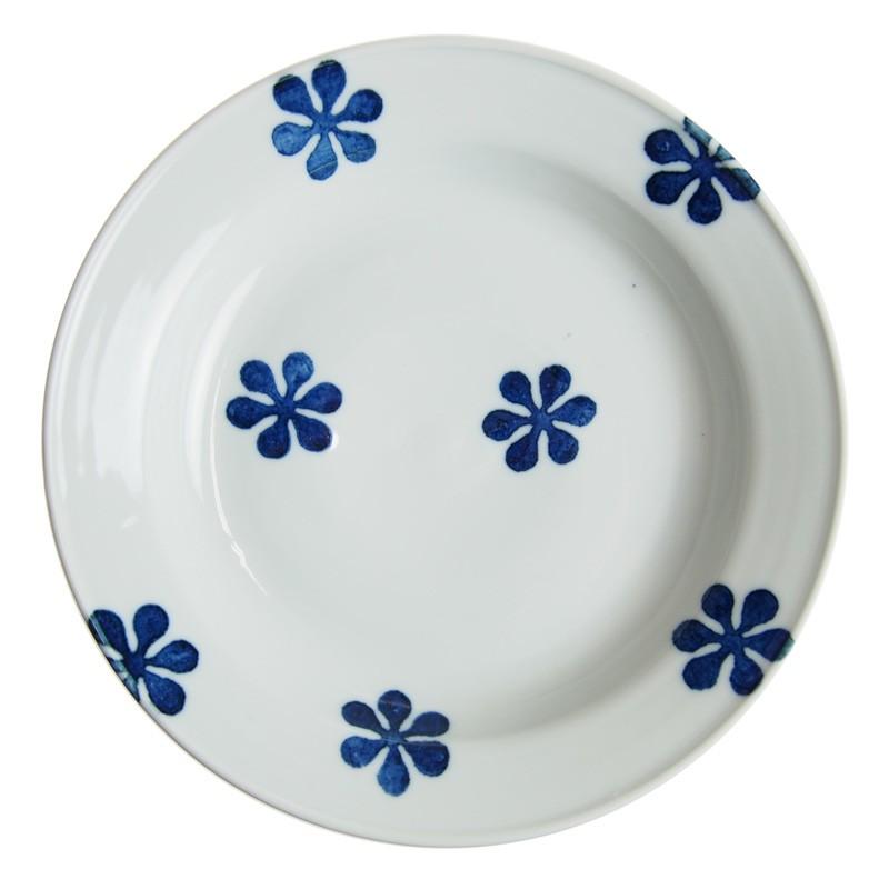 九谷青窯 徳永遊心 印半六花 8寸深皿 : 輸入ブランド洋食器専門店2本の