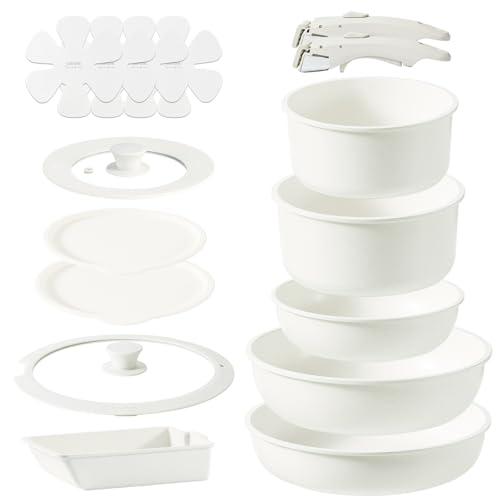 CAROTE カローテ フライパン セット 16点 IH対応 ガス火対応 PFOAなど