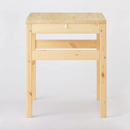 無印良品 パイン材デスク 幅86*奥行58*高さ70cm 12058458 無色 : にじ