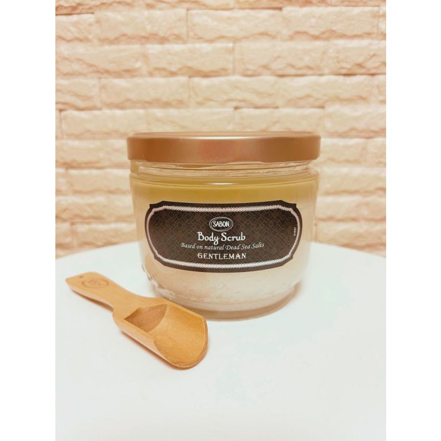 サボン SABON ボディスクラブ ジェントルマン 600g (木製スプーン付き