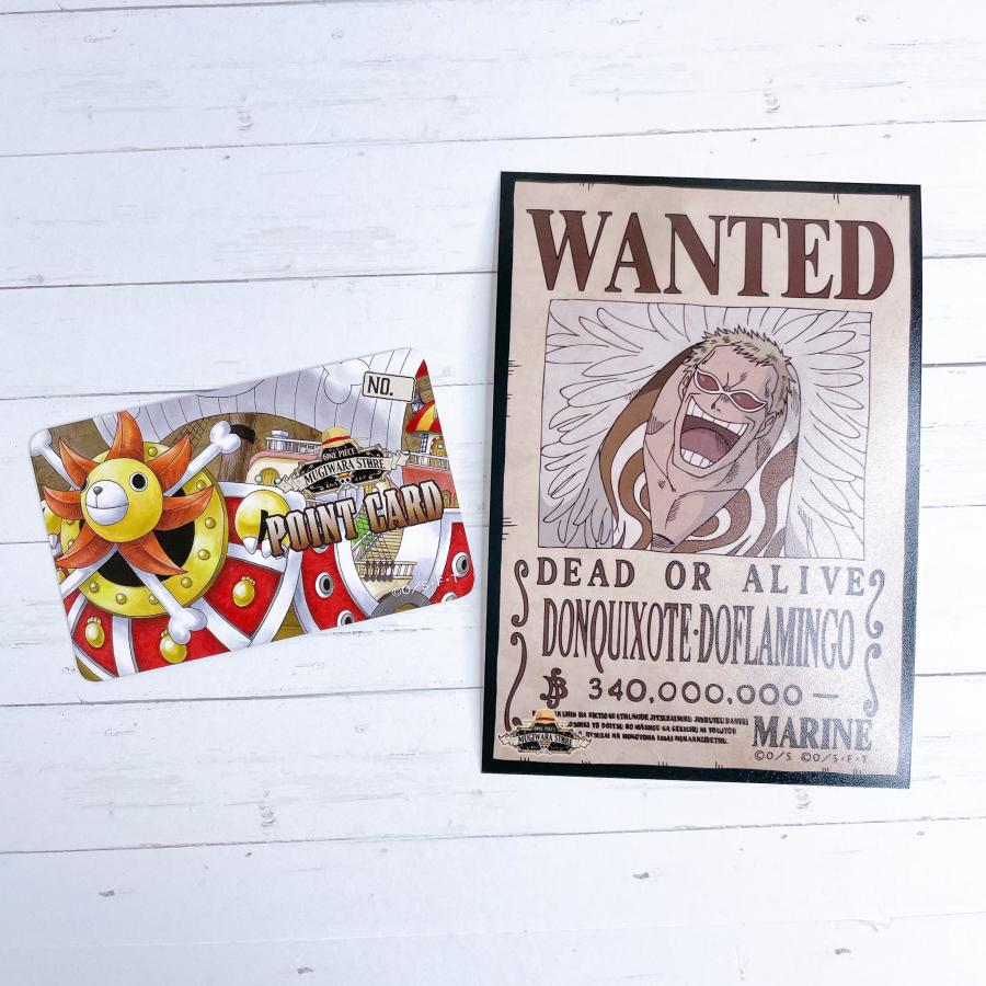 ☆ ワンピース ONE PIECE 麦わらストア 手配書 ポイントカード セット