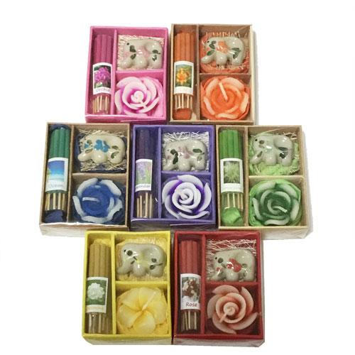 プチギフト (キャンドル＆お香 BOX セット SSサイズ) インセンス