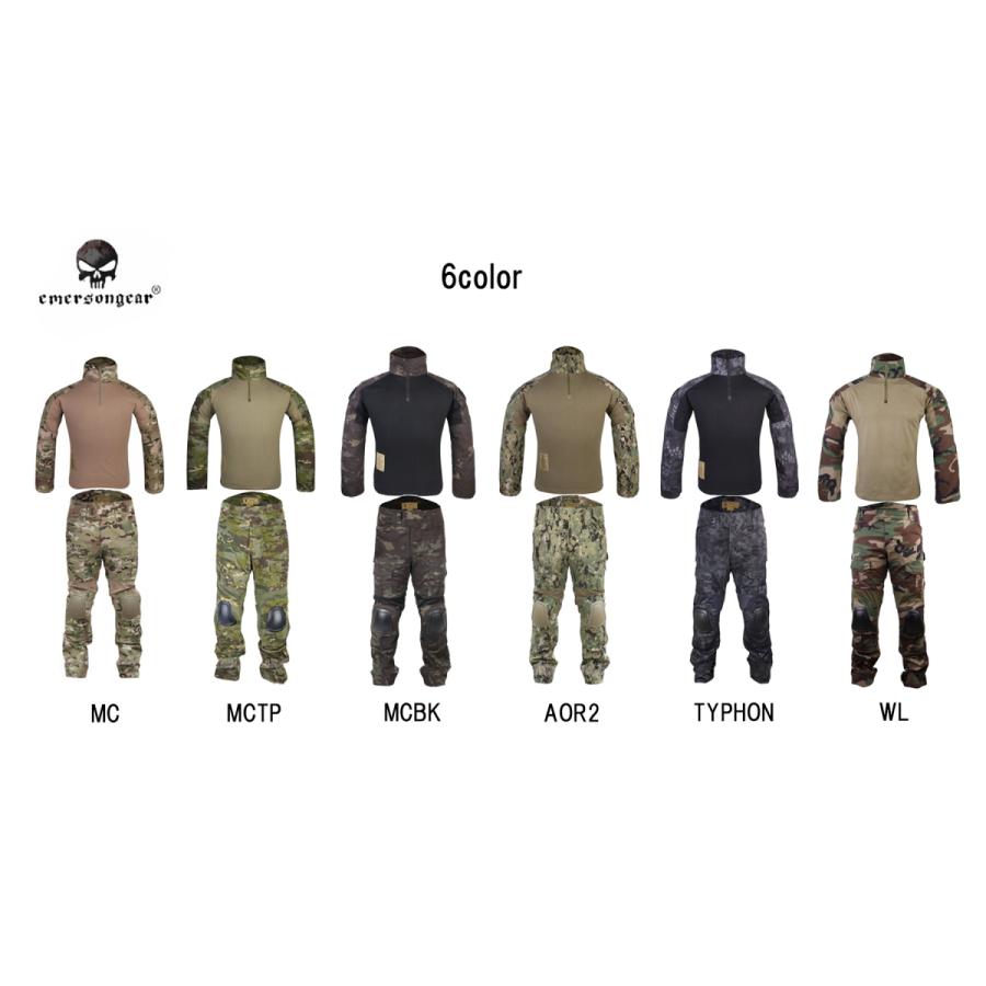 レビュー特典】EMERSON BDU 迷彩服 上下セット Gen2 迷彩 ミリタリー