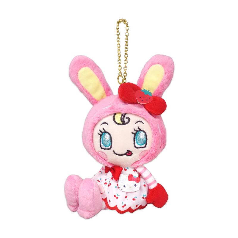 メゾピアノ ハローキティ コラボ マスコット ぬいぐるみキーホルダー