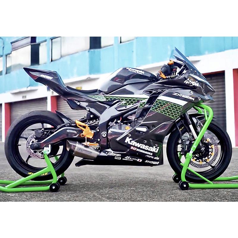 Ninja NINJA ZX-25R ZX-4R SE ストリート用 バックステップ 金