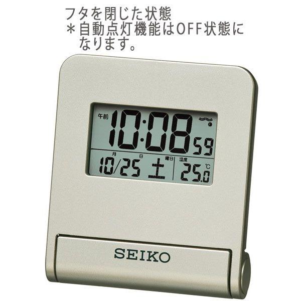 SEIKO（セイコー） 目覚まし時計 置き時計 SQ772G トラベラ 携帯用