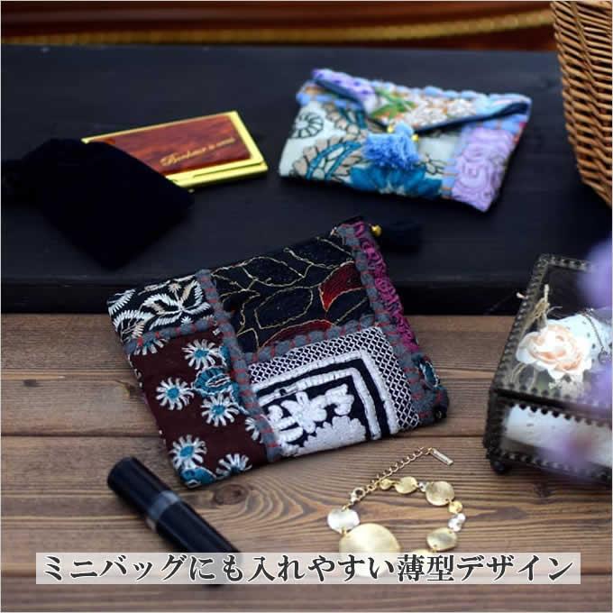 カンバディアパッチ ポーチ S おしゃれ 小物入れ コスメポーチ