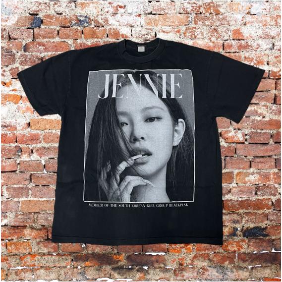 BLACKPINK JENNIE / ブラックピンク ジェニー Tシャツ 半袖 カジュアル