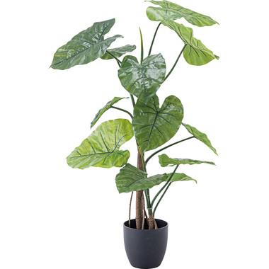 フェイクグリーン クワズイモ 大型 人工観葉植物 造花 おしゃれ 鉢植え