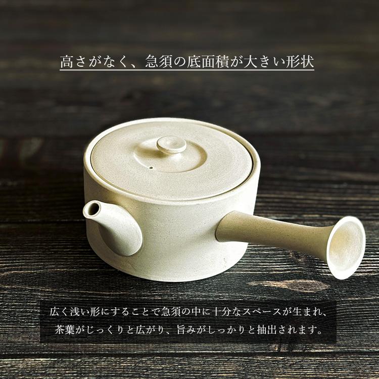 ロクサン tokoname 平型急須 （常滑焼 63 人水 コラボ商品 460ml 陶器