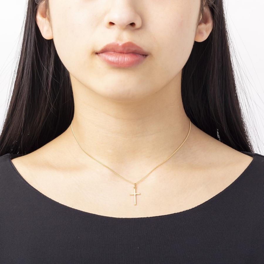 18金 ネックレス ペンダント クロス 十字架 K18 18K メンズ レディース